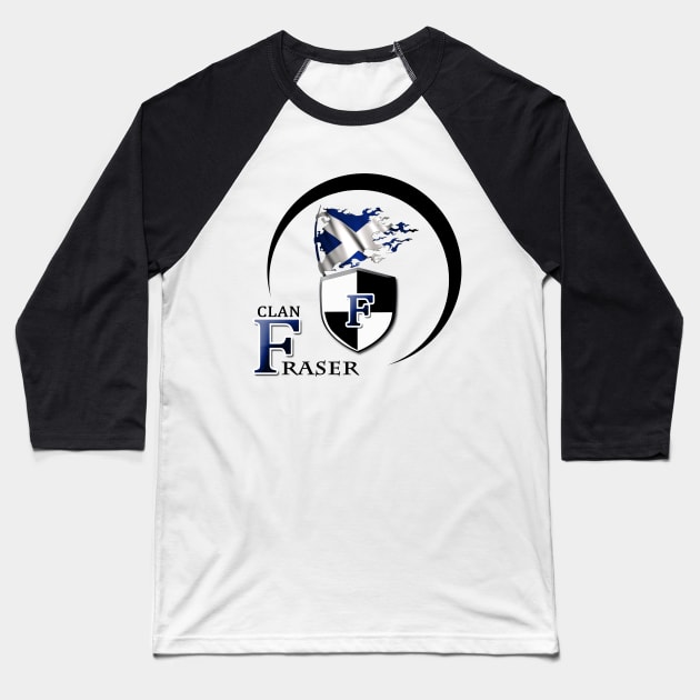 Outlander Clan Fraser Baseball T-Shirt by BigChief